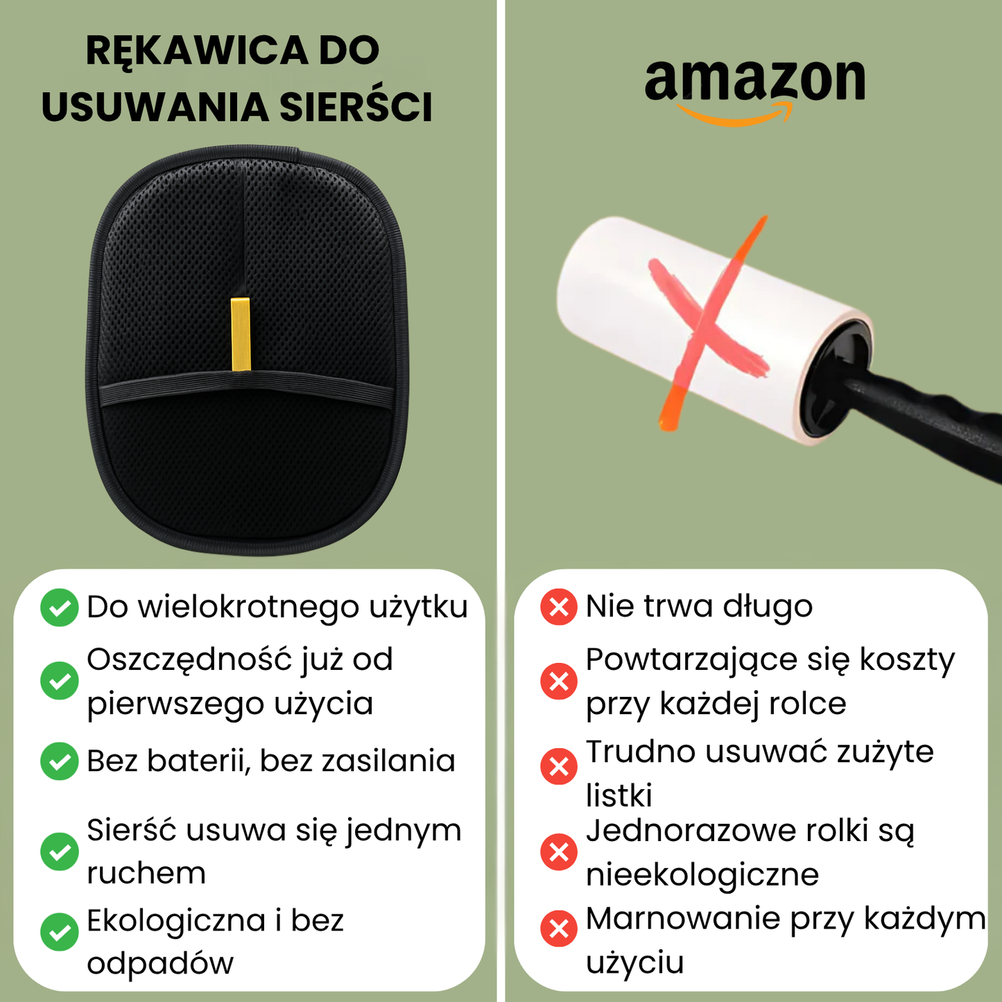 FurFree™ – Wielorazowa i Ekologiczna Rękawica do Usuwania Sierści